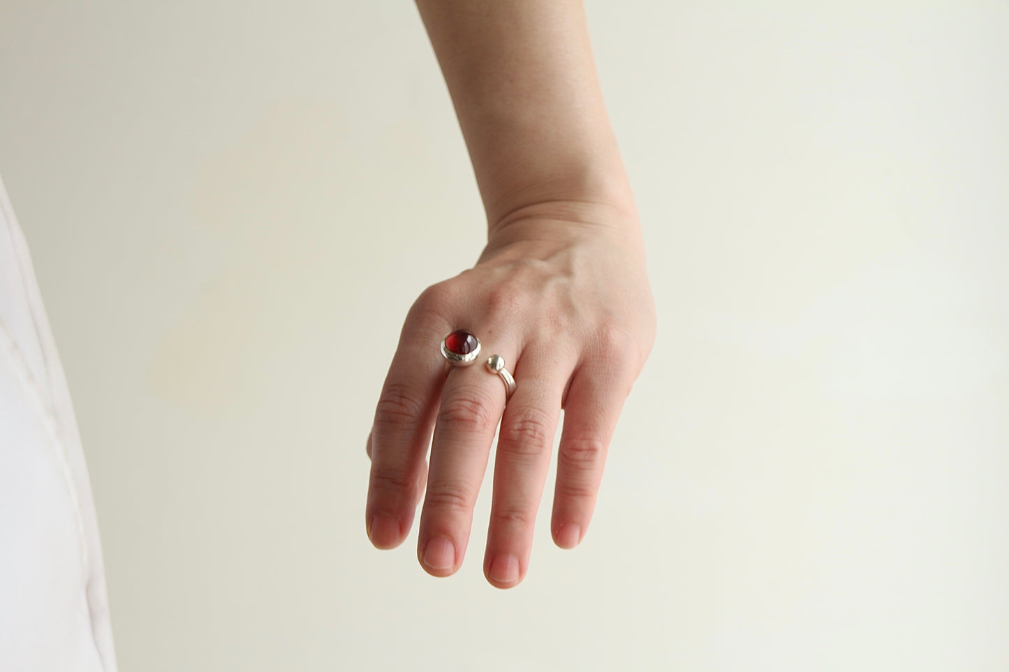 GYOKU RIN.                      HessoniteGarnet/size,M(9-11号対応)