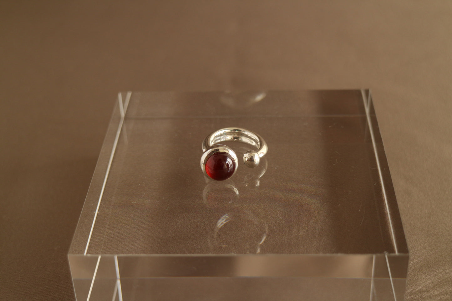 GYOKU RIN.                      HessoniteGarnet/size,M(9-11号対応)